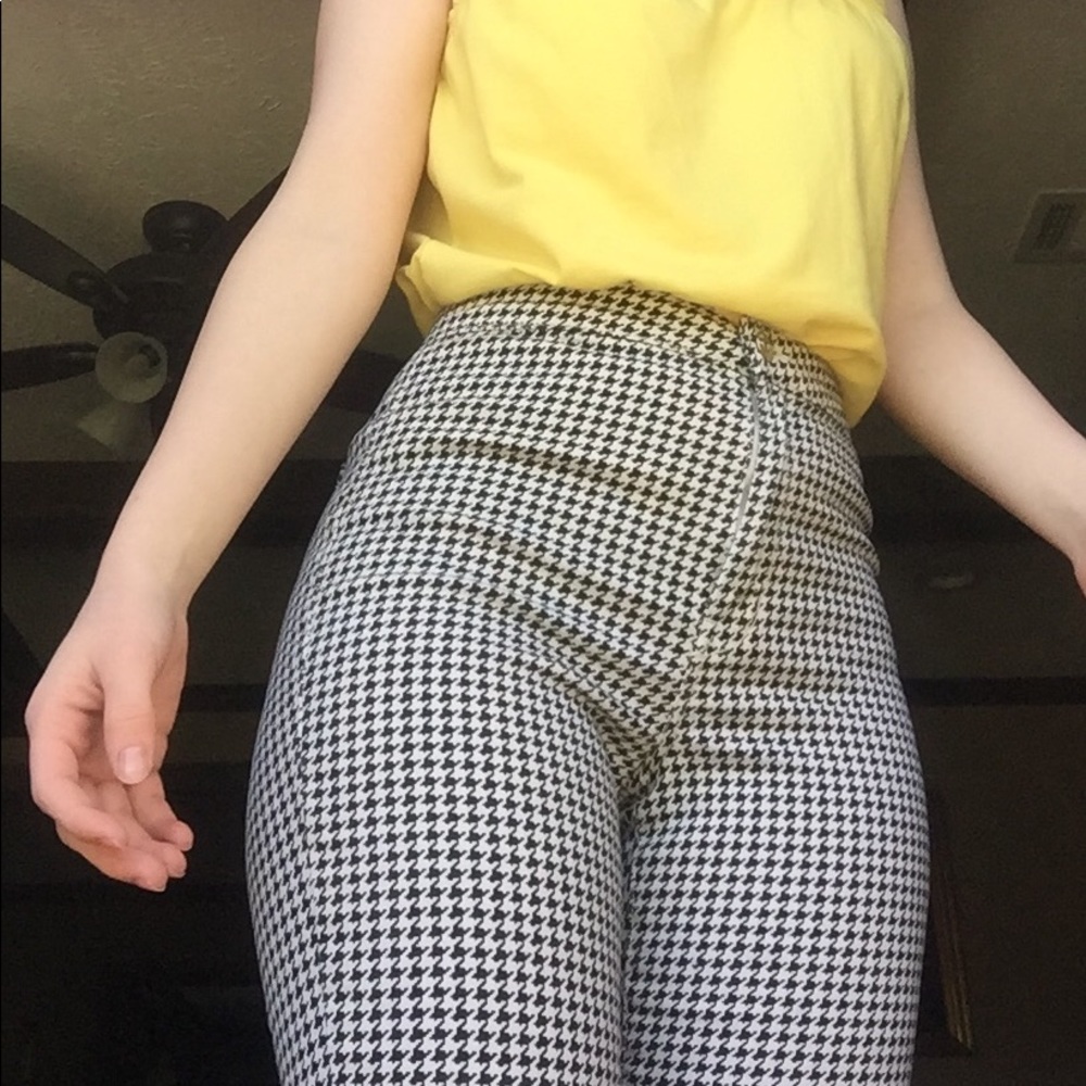 Hounds Tooth Skinny Jeans